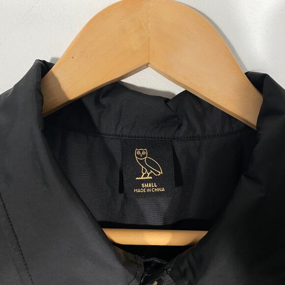 Octobers Very Own Classic Logo Nylon Coach Jacket Black men's size small - Picture 4 of 7